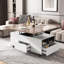 Table basse à plateau relevable