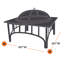 Jaylon Fire Pit Cover - Fits up to 40''