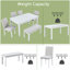 Wooden Dining Rectangular Table With Bench, Kitchen Table With Bench  Small Space,  Person Dining Table-1584873223