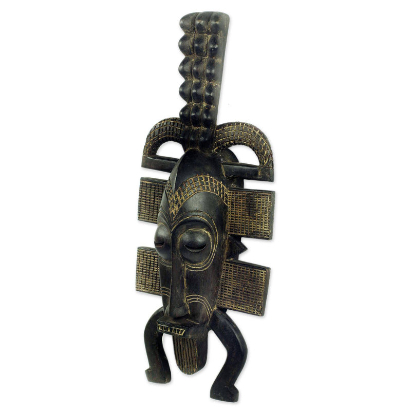 Masque de bois africain Senoufo II