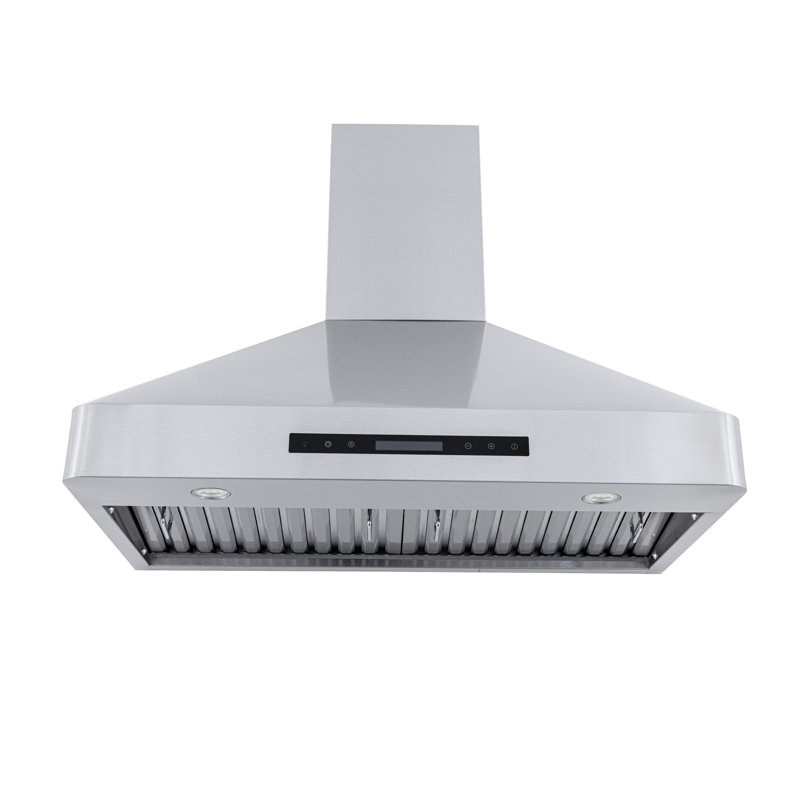  PROLINE 36-Inch Professional Wall Hood, Hood Range Hood, Commercial Quality, Ducted, 900 CFM, Stainless Steel, LED Lights, LCD Touch Control, ULTRA-QUIET Blower Motor, 4 Speed