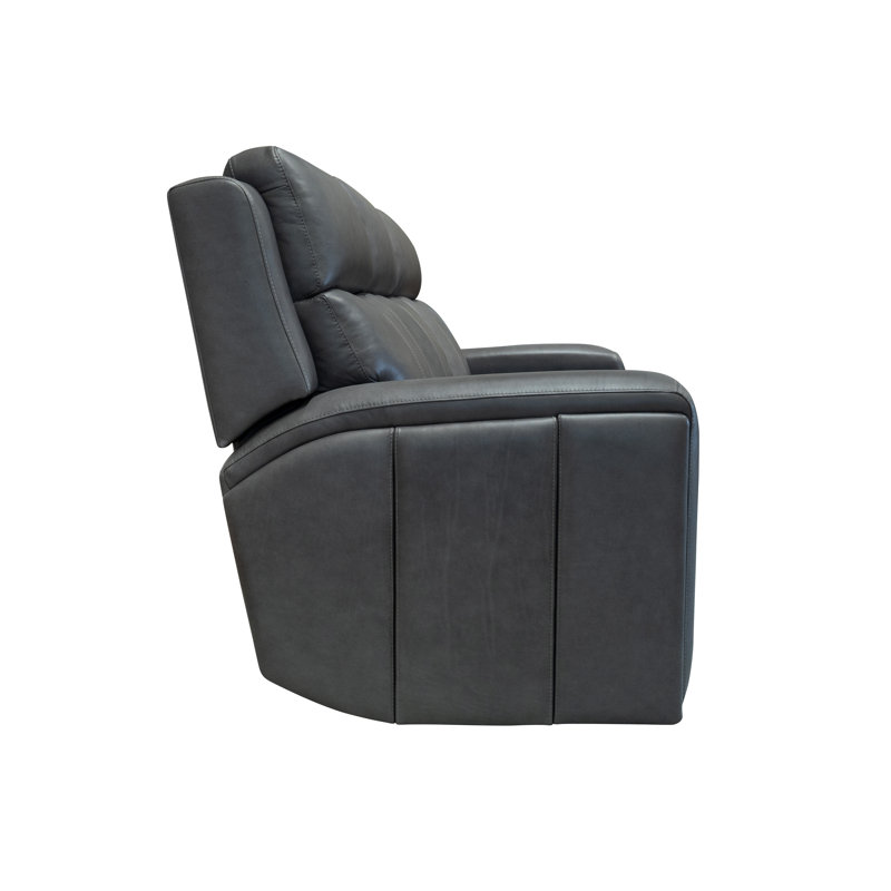 Harrison Power Reclining Sofa With Power Headrests & Lumbar, Gray