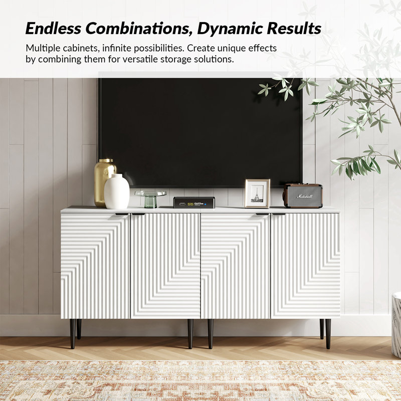 Breithaup Standard Accent Cabinet, White