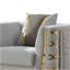 Chaise d'appoint en tissu Contessa