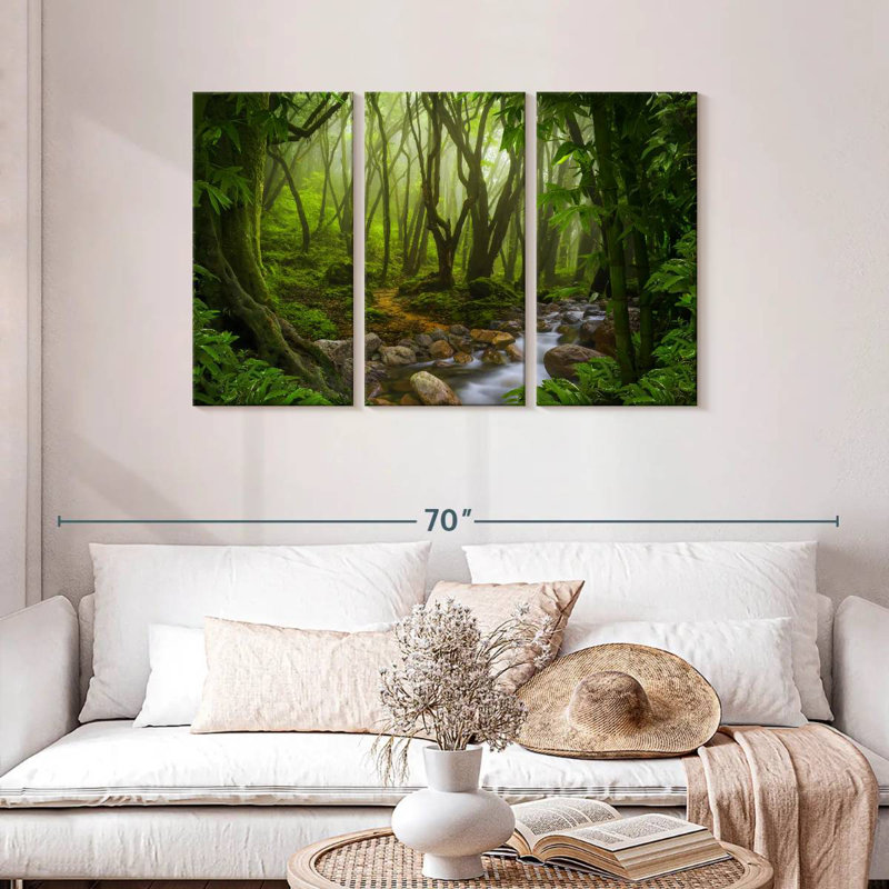 Alvord Mystic Tropical Forest, 36" H x 57" W