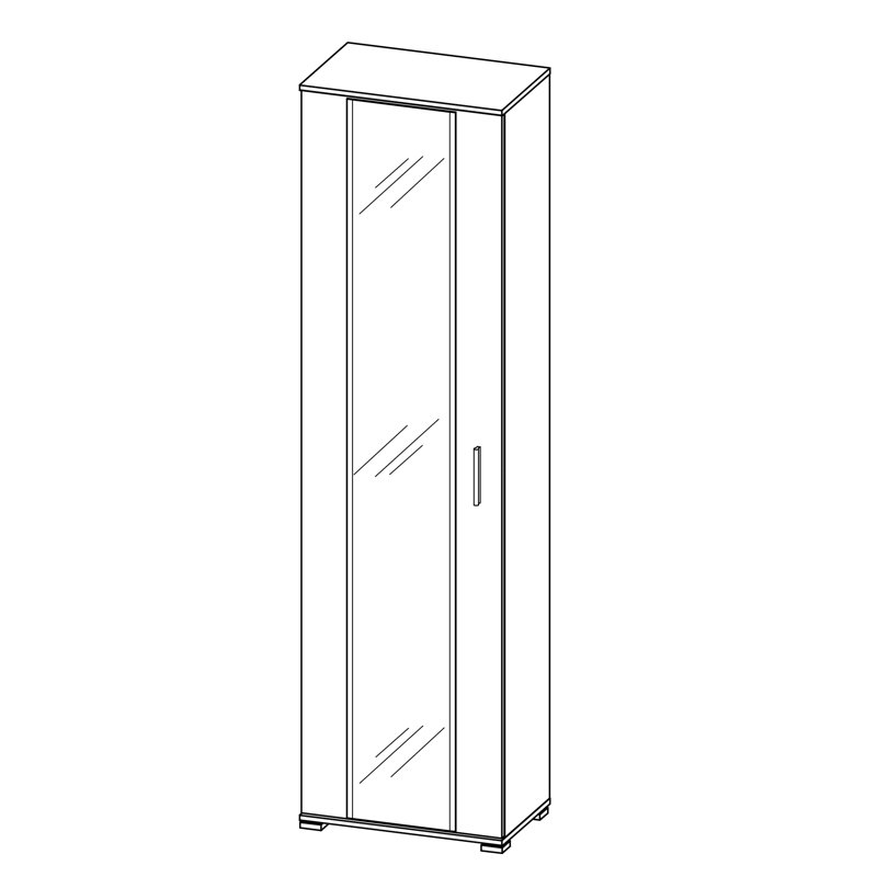 Ultima 1 Door Wardrobe