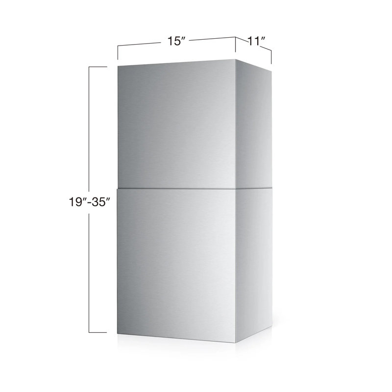 Adjustable Range Hood Extension