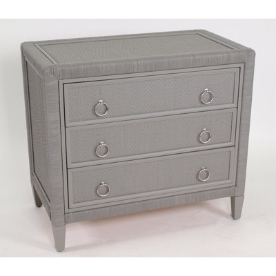 Warwick 3-Drawer Wicker Chest