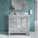 Flynt 37'' Single Bathroom Vanity with Carrara Marble Top