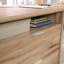 Bureau en L, finition brune