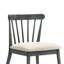 Chaises de salle à manger pliantes rustiques 2 pièces avec structure en bois massif gris, style traditionnel rétro, dossier à lattes ergonomique et confortable, assemblage simple pour une utilisation extérieure dans le jardin, installation rapide et facile-9655080