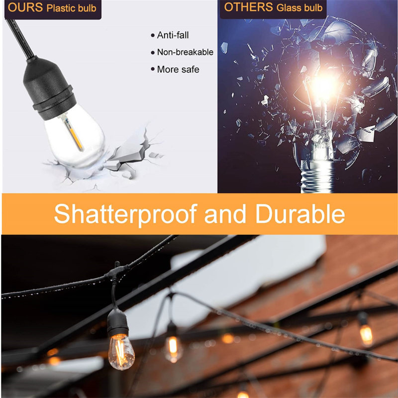 Charice 4.5cm 30 - Bulb Globe String Light