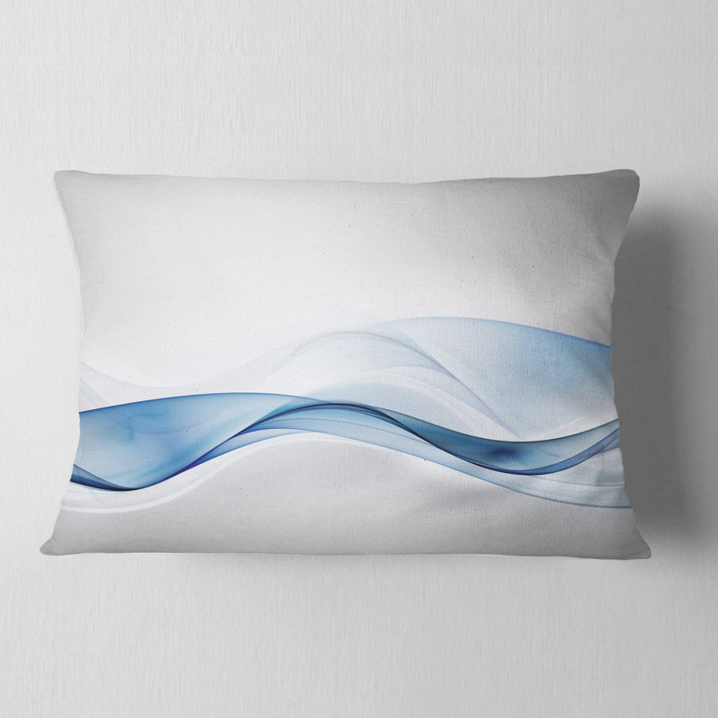 Wave of Water Splash - Abstract Printed Pillow