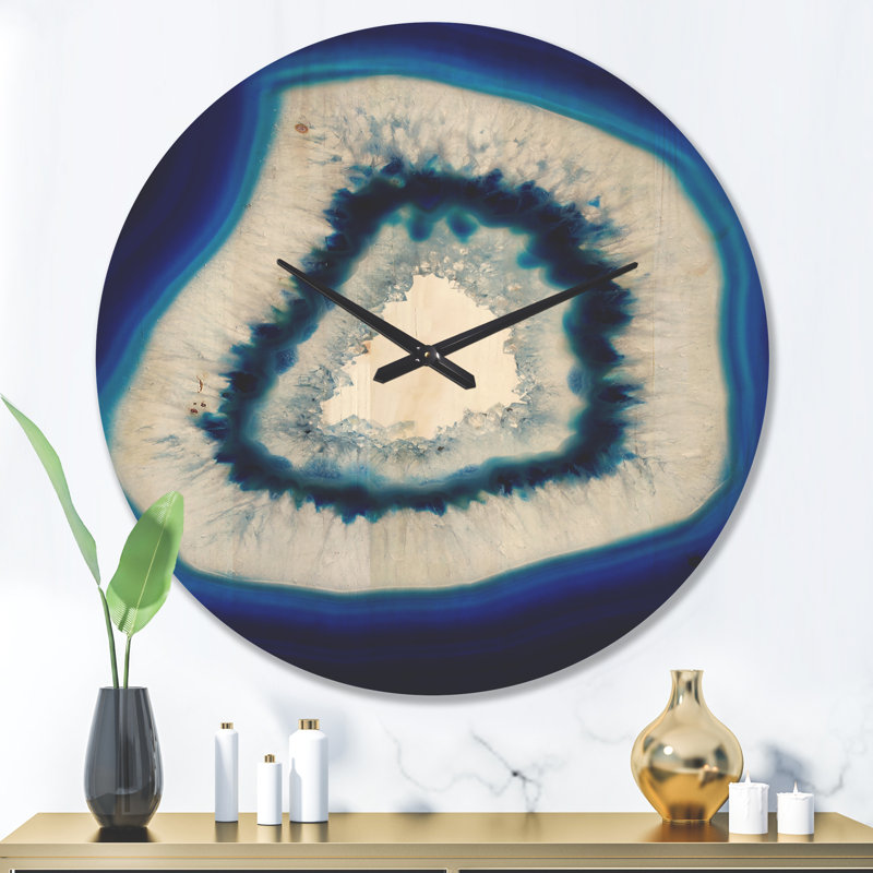 Horloge murale Slice of Agate, Très grand