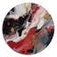 Décoration murale en marbre rouge et noir Whispers III - marbre abstrait-88629166