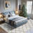 Cream & Gold Diamond Pattern Area Rug, Soft Plush Carpet for Living Room Bedroom, Festive Holiday Rug for Christmas Halloween, Non-Slip Floor Mat for Home Office, Stylish Geometric Decor-2095561463