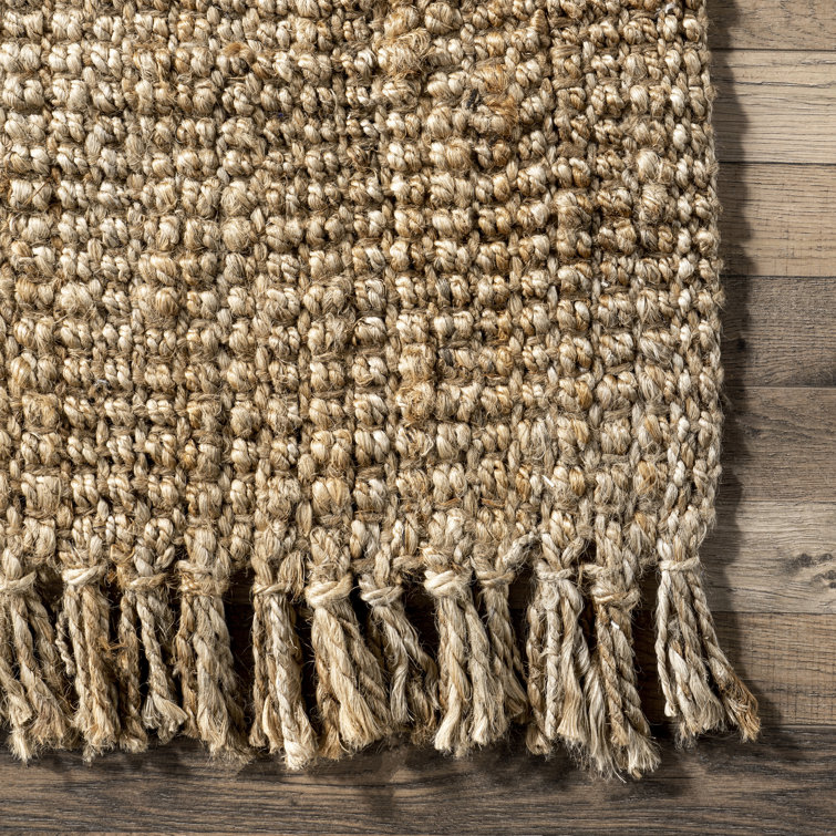  Signature Loom Handcrafted Farmhouse Jute Accent Rug