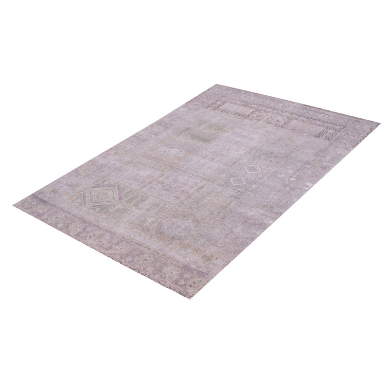 Tapis gris à transition de couleur 5 pi 7 po x 8 pi 6 po