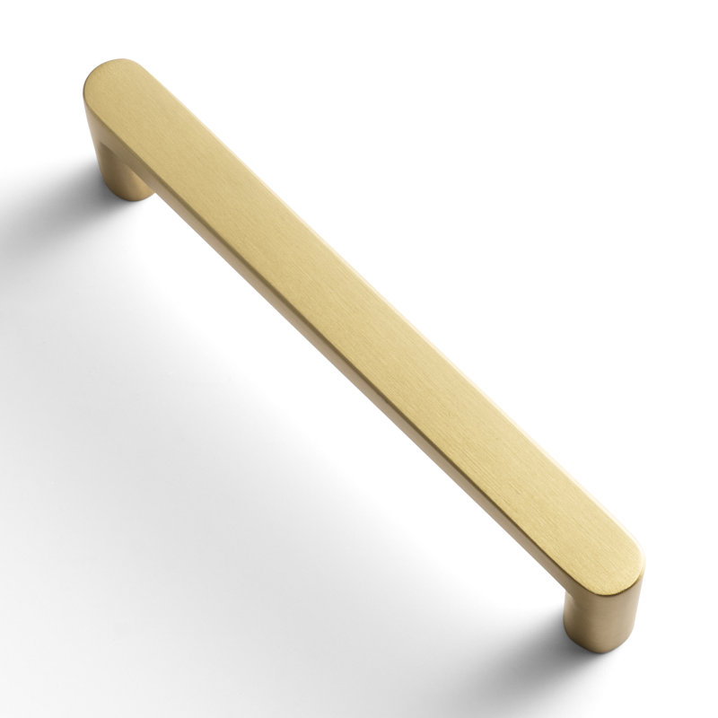 Poignée barre en cuivre pur, 3 3/4", 6
