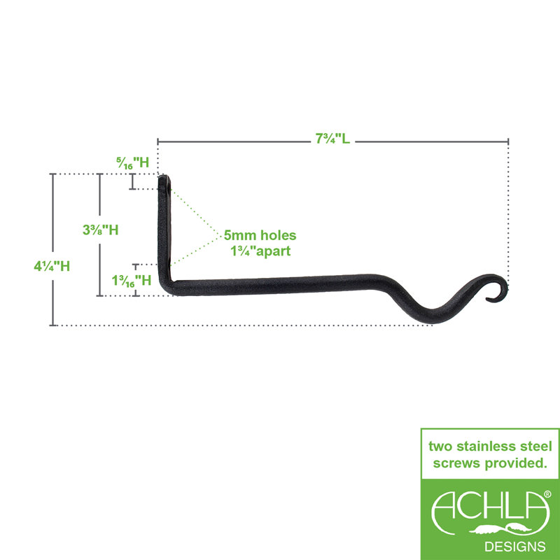 Metal Weather Resistant Hook Plant Stand