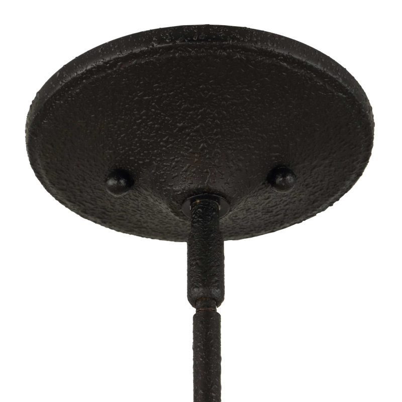 Uttermost Warwick 6 Light Matte Black Chandelier