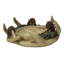 Porte-bougie en bois de cerf Antler