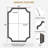 Laritha Bathroom/Vanity Mirror with Wood Frame-296611955-316077280