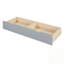 Lit simple avec canapé, deux tiroirs et tablette de rangement-356044604