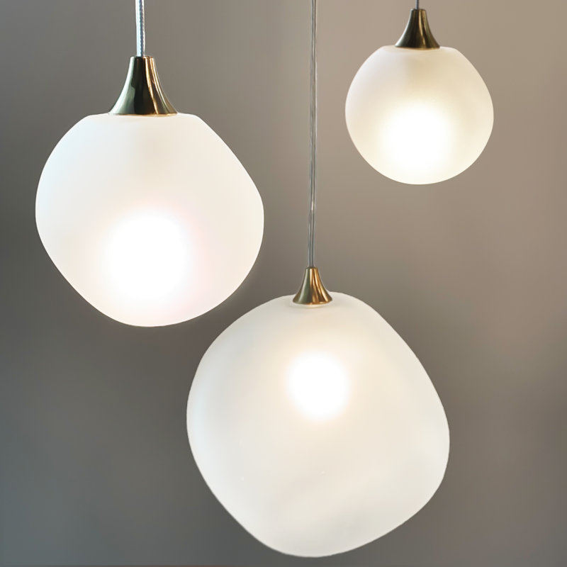 Voyage 36 Light Pendant Chandelier, 120" H x 36" W x 16" D, Matte Black, Frosted White