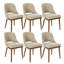 Two-tier solid wood upholstered side chair-921846660-910019277-910019279