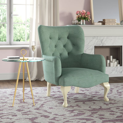 Loretta Upholstered Wingback Chair