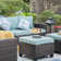 Millry All Weather Wicker/Rattan 9 - Person Seating Group with Cushions