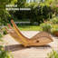 Chaise berçante en bois, chaise berçante d'extérieur
