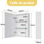 Mirrored Bathroom Cabinets Adjustable Shelves