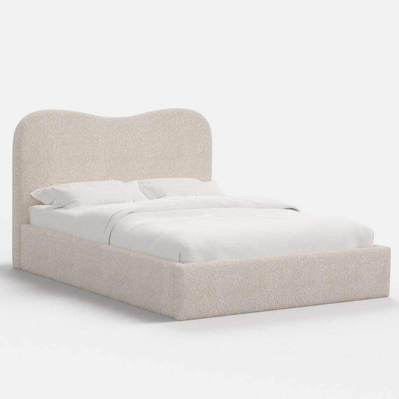 Perigold Upholstered Bed, Queen, Beige
