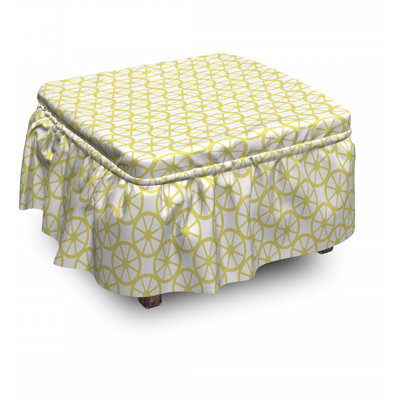 Box Cushion Ottoman Slipcover
