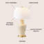 Lampe de table 29 po Herron-105700086
