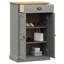 Armoire à chaussures en bois de pin massif 23,6 po x 13,8 po x 37,8 po VIGO Longshore Tides-585460869