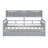 Twin Daybed, Gray - Strong Wood Slat Build, Bedside Storage & Functional Design Daybed In Supported Frame, Shelf Drawers For Utility-355514893-355514892