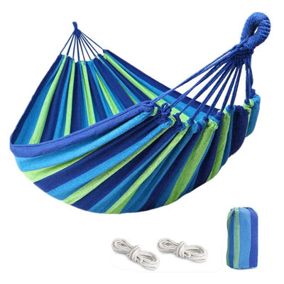 Hamacs en toile de coton hamacs Hamacs de camping portatifs avec sac de transport