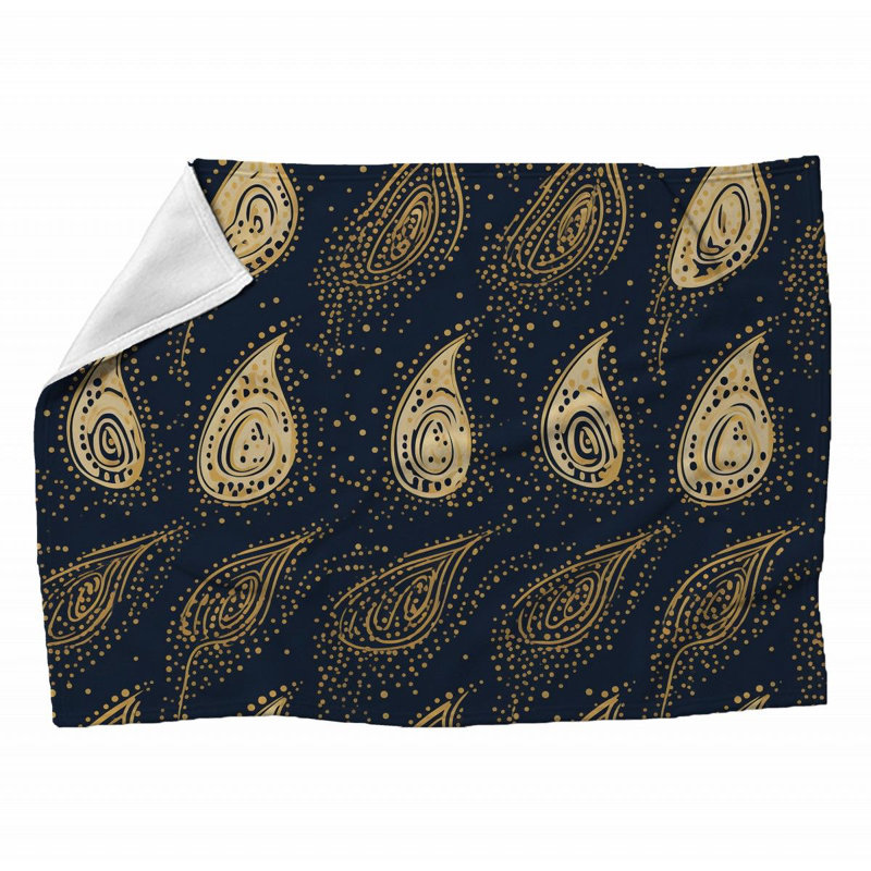 Machine Printed Throw Blanket, Throw