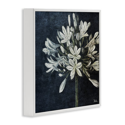 White Herb Blooms Framed Giclee Art by Patricia Pinto