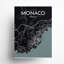 Monaco City Map, impression-457650163-457650149