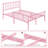 Birmati Minimalist Bed Frame with Headboard and Footboard-305015262-306807480
