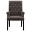 Chaise rembourrée avec accoudoirs de salle à manger-1756670094