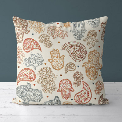 Housse de coussin et insert de coussin carré mantra