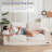 Bean Bag Sofa Upholstered 2-seater Floor Sofa With Pillows Compression Sofa-1793202425
