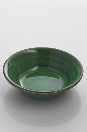 St Tropez Acrylic Dining Bowl, Green