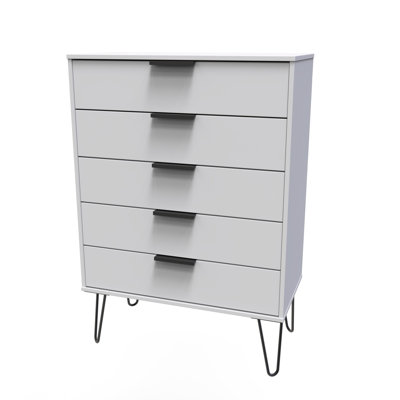 Turah 77 cm W Chest of 5 Drawers