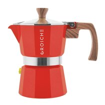 Grosche Milano Stovetop Espresso Maker Moka Pot 1 Espresso Cup - 1.5 fl oz, Black, Cuban Coffee Maker Stove Top Coffee Maker Moka Italian Espresso